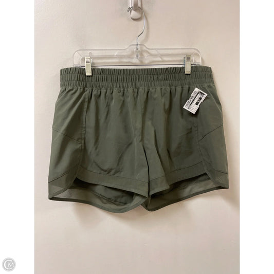 Athletic Shorts By Gaiam In Green, Size: L