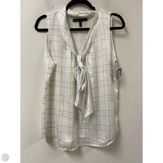 Top Sleeveless By White House Black Market In Black & White, Size: M