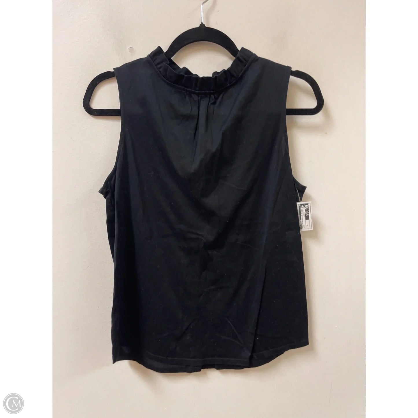 Top Sleeveless By Ann Taylor In Black, Size: M