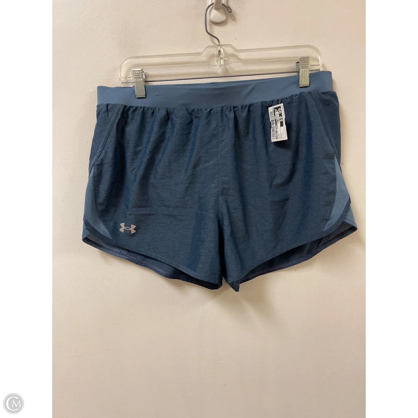 Athletic Shorts By Under Armour In Blue, Size: L