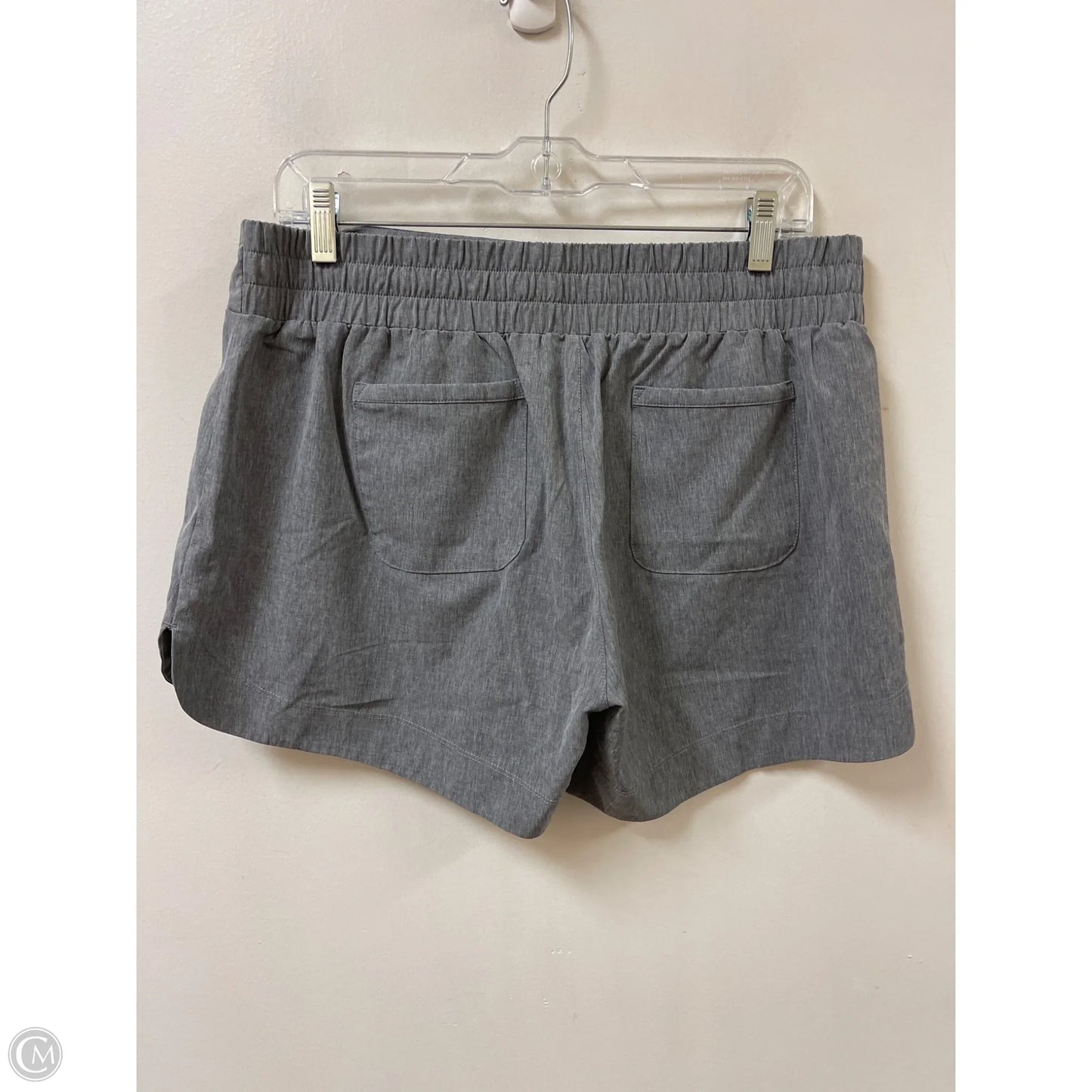 Athletic Shorts By Kyodan In Grey, Size: L
