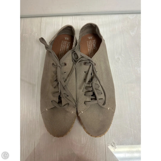 Shoes Sneakers By Toms In Taupe, Size: 8