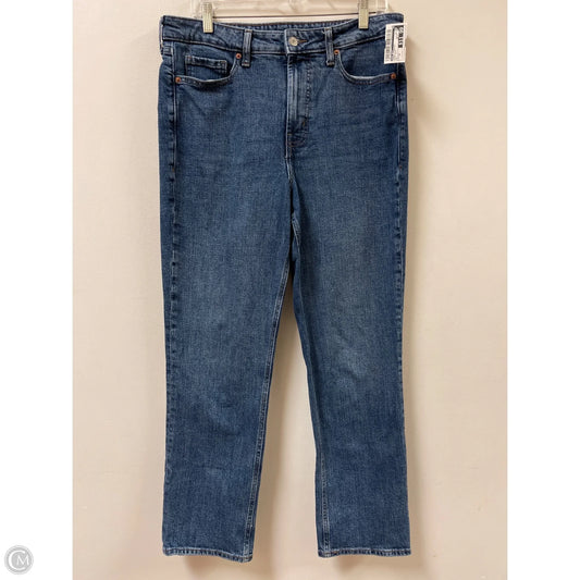 Jeans Straight By Old Navy In Blue Denim, Size: 10