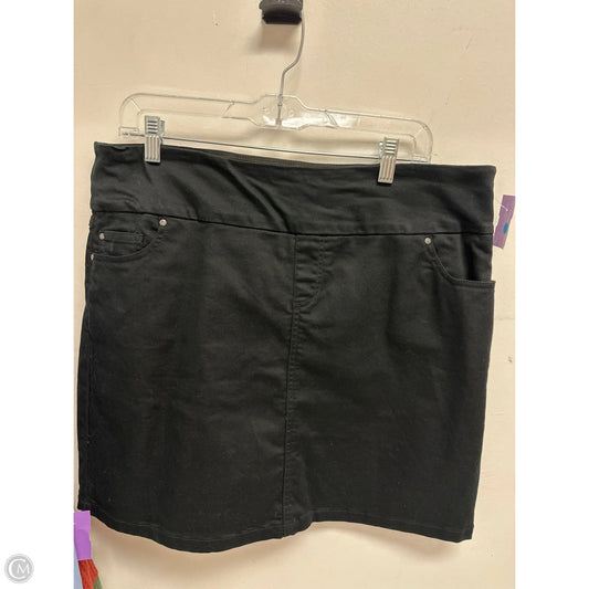 Skort By Sc & Co In Black, Size: 16