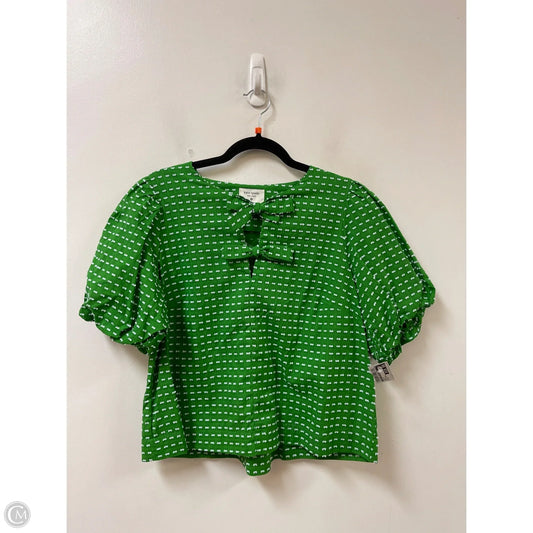 Top Short Sleeve By Target-designer In Green, Size: M