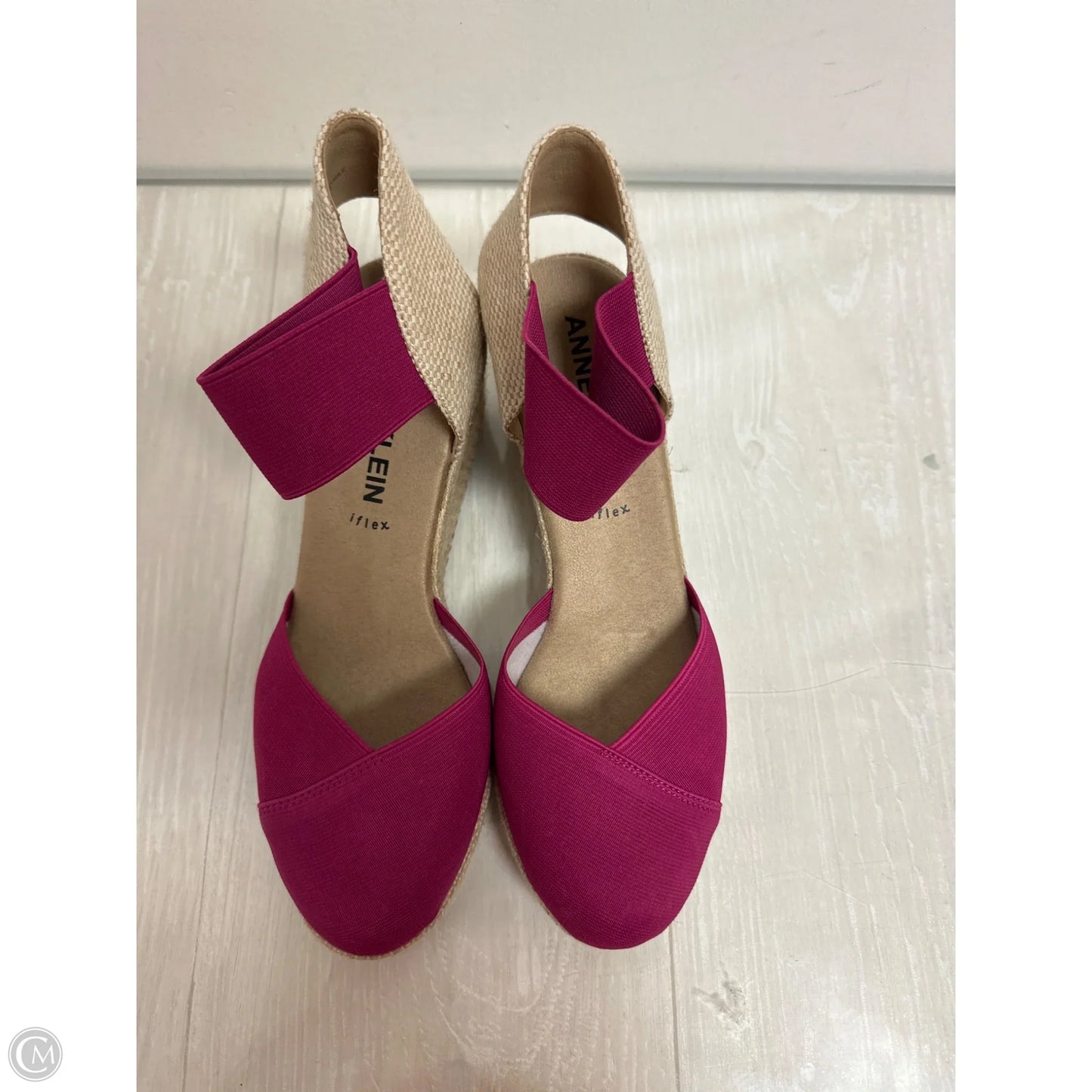 Sandals Heels Wedge By Anne Klein In Pink, Size: 8