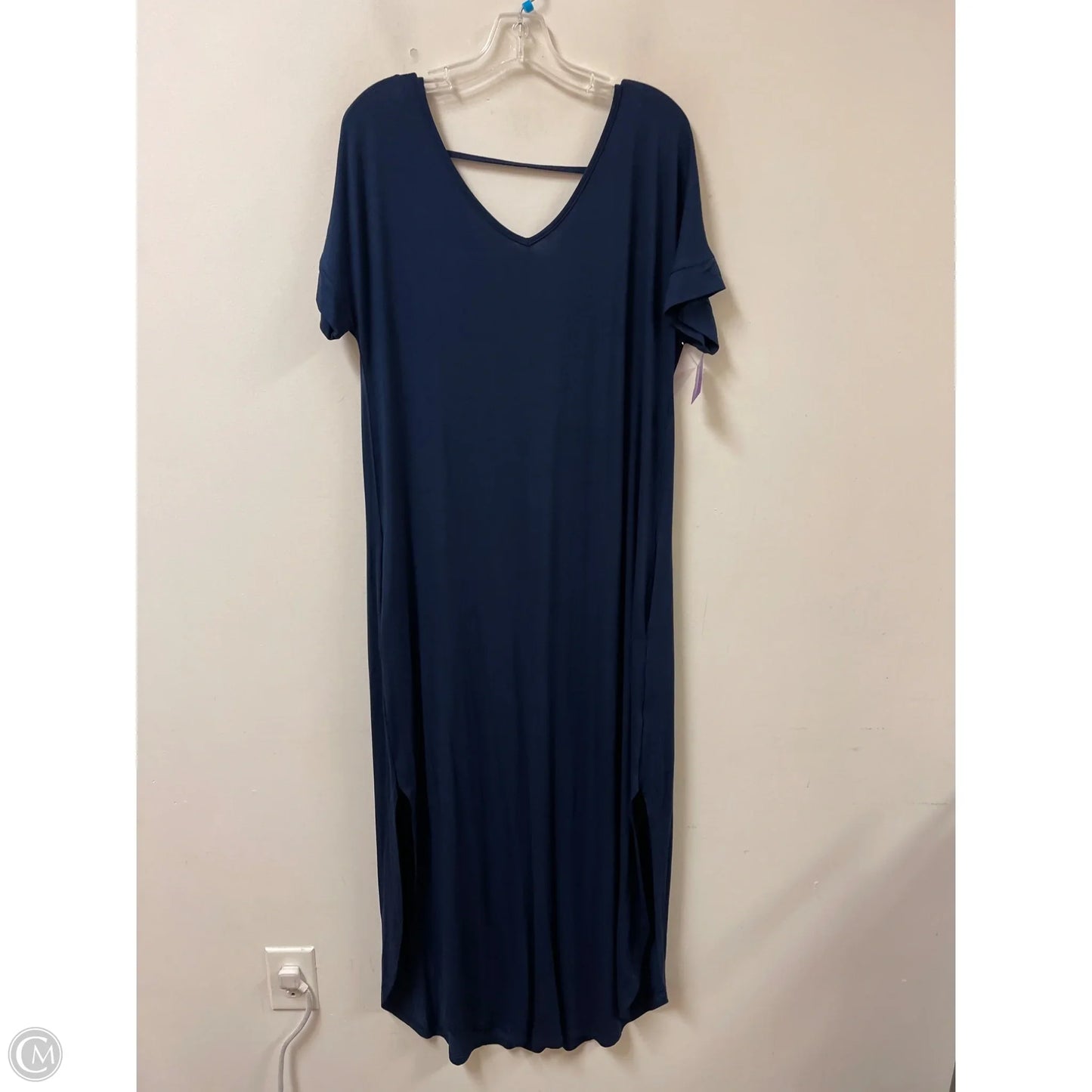 Dress Casual Maxi By Clothes Mentor In Navy, Size: Xl
