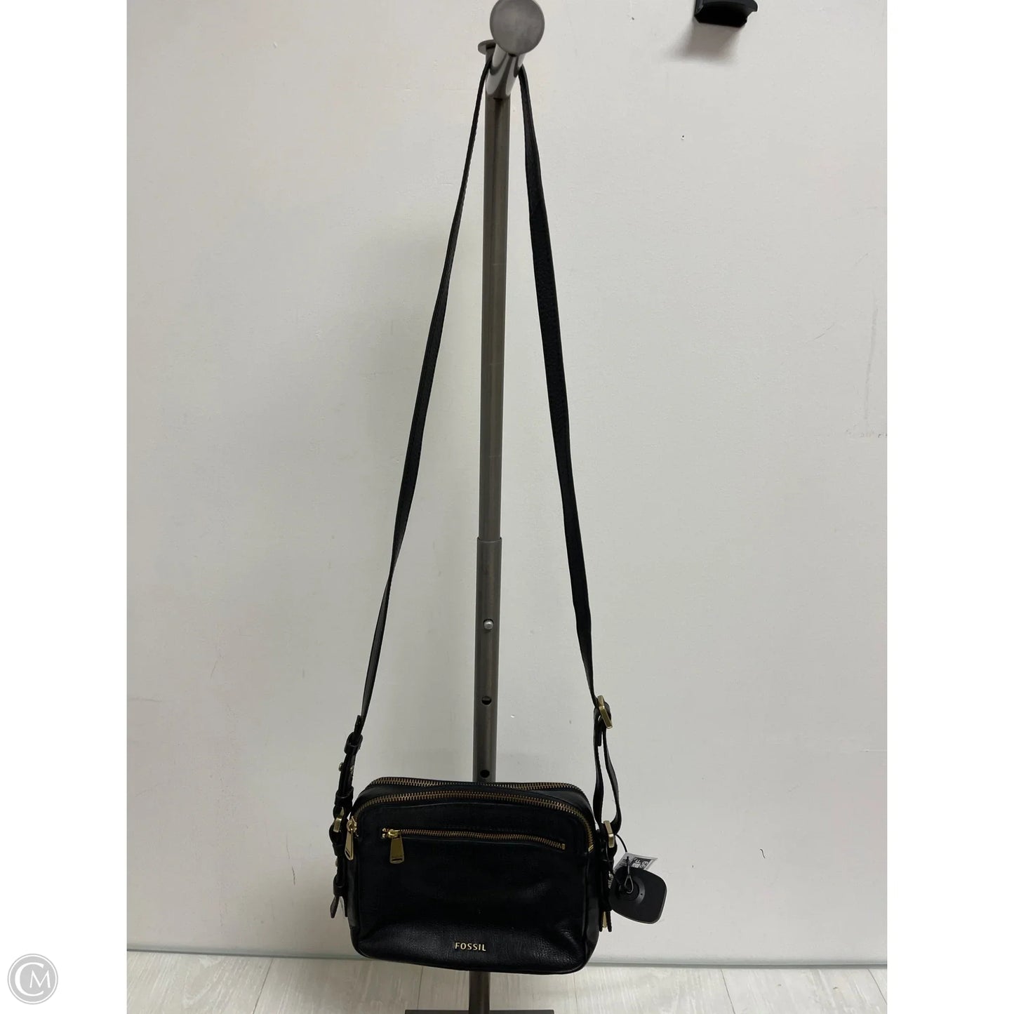 Crossbody Leather By Fossil, Size: Medium