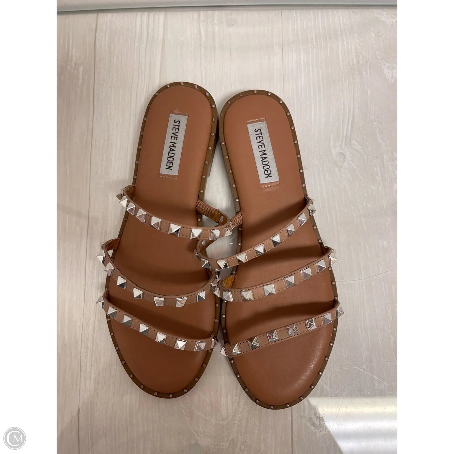 Sandals Flats By Steve Madden In Brown, Size: 8