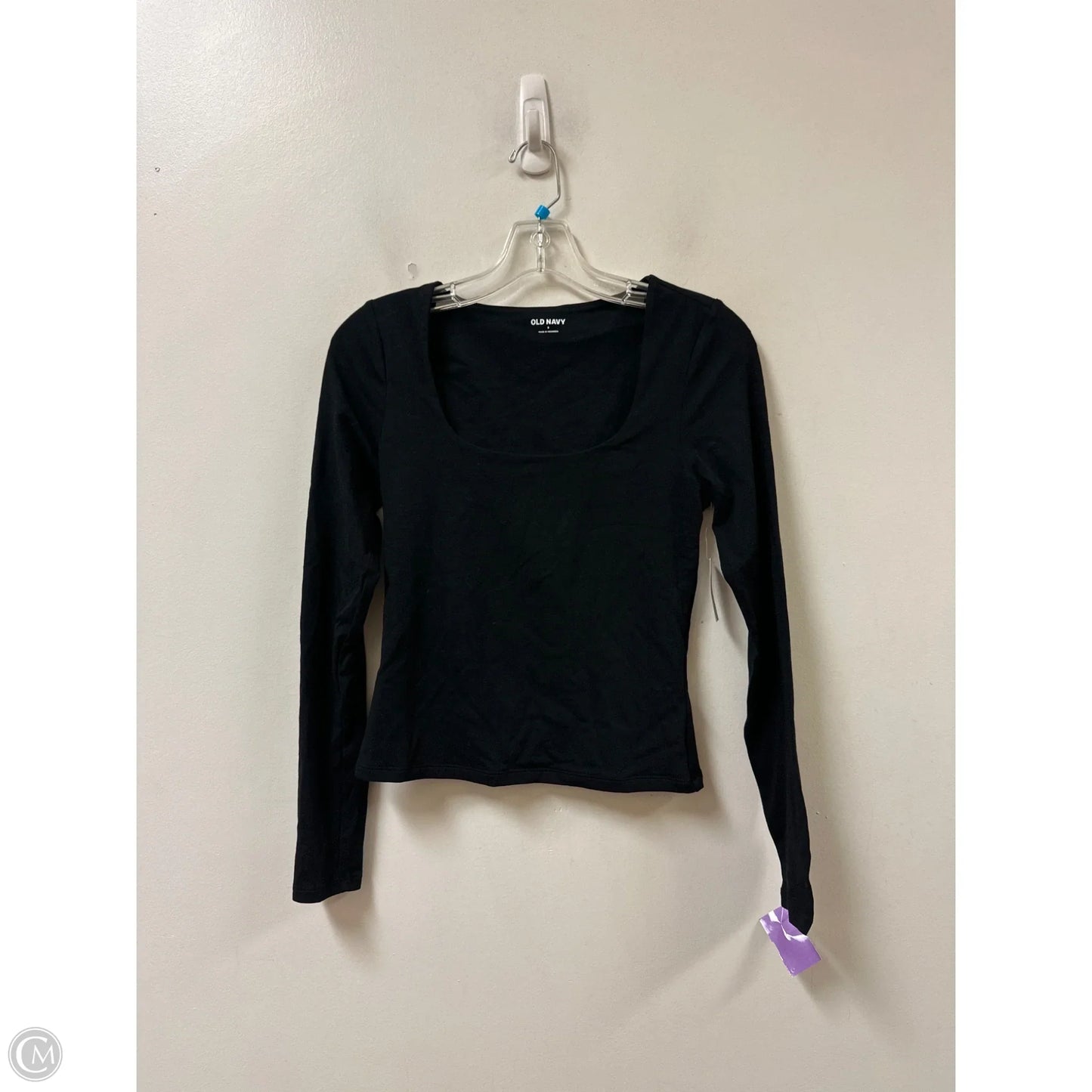 Top Long Sleeve By Old Navy In Black, Size: S