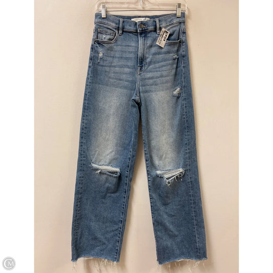 Jeans Wide Leg By Altard State In Blue Denim, Size: 4