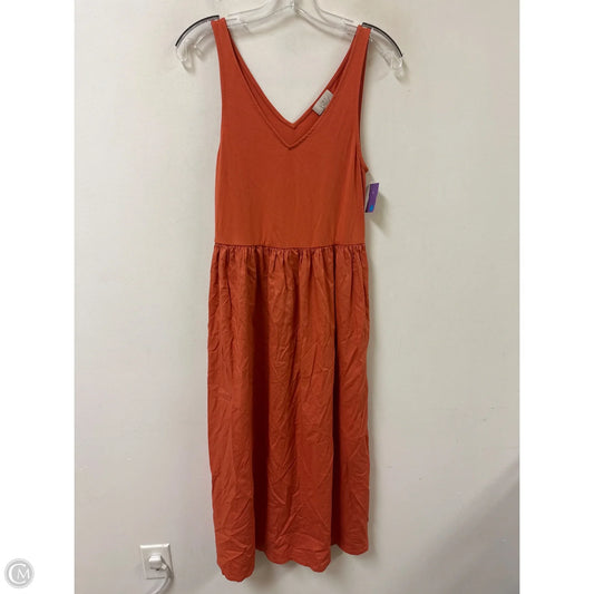 Dress Casual Maxi By Loft In Orange, Size: S