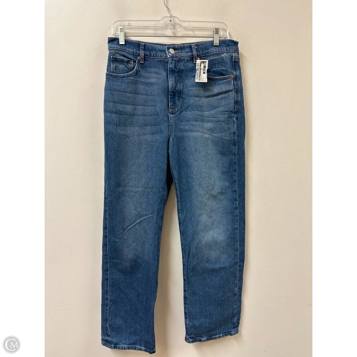 Jeans Straight By Loft In Blue Denim, Size: 8