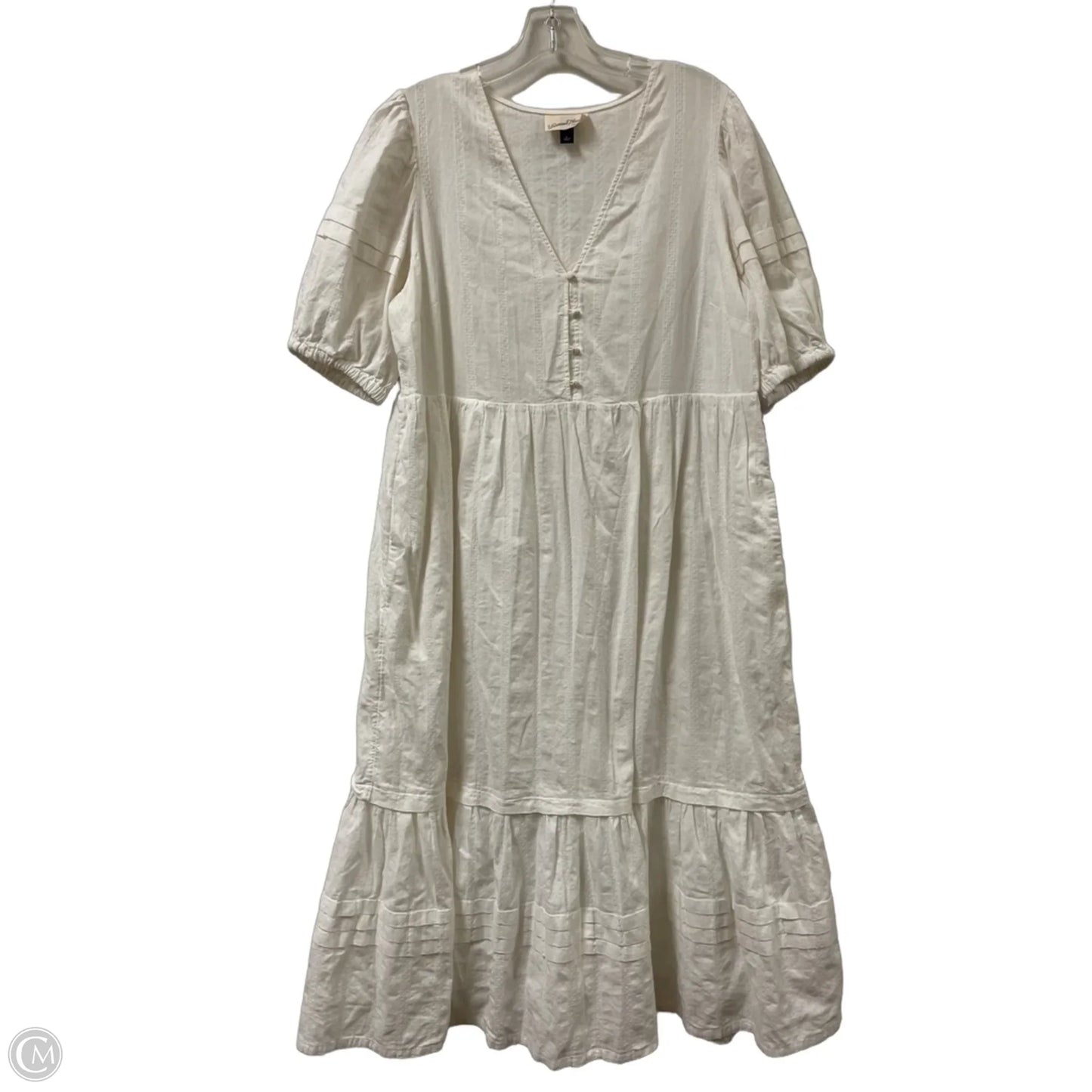 Dress Casual Midi By Universal Thread In White, Size: L