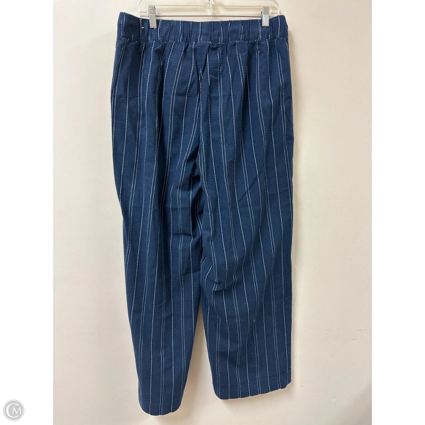 Pants Wide Leg By Lane Bryant In Blue & White, Size: 14