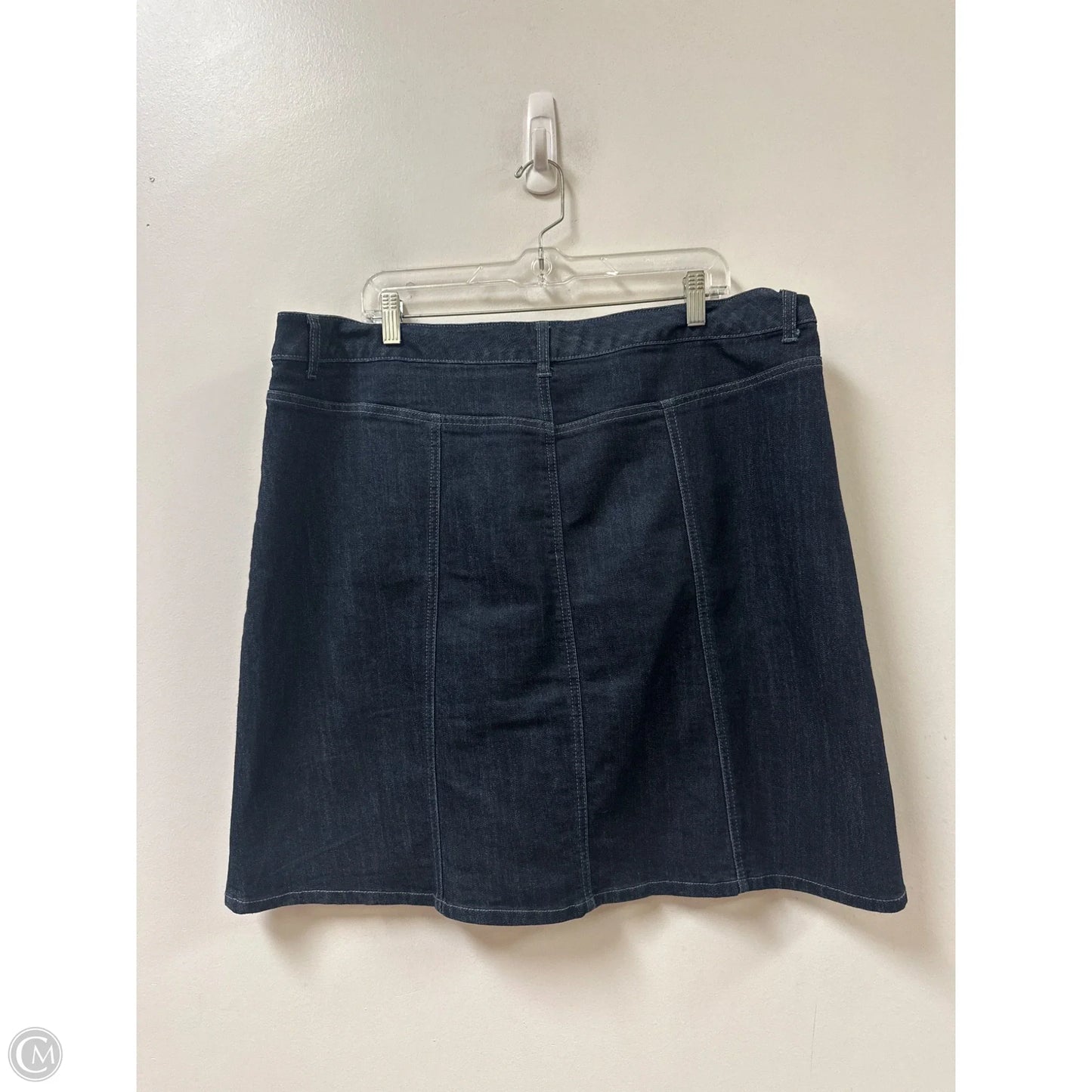 Skirt Mini & Short By Style And Company In Blue Denim, Size: 16