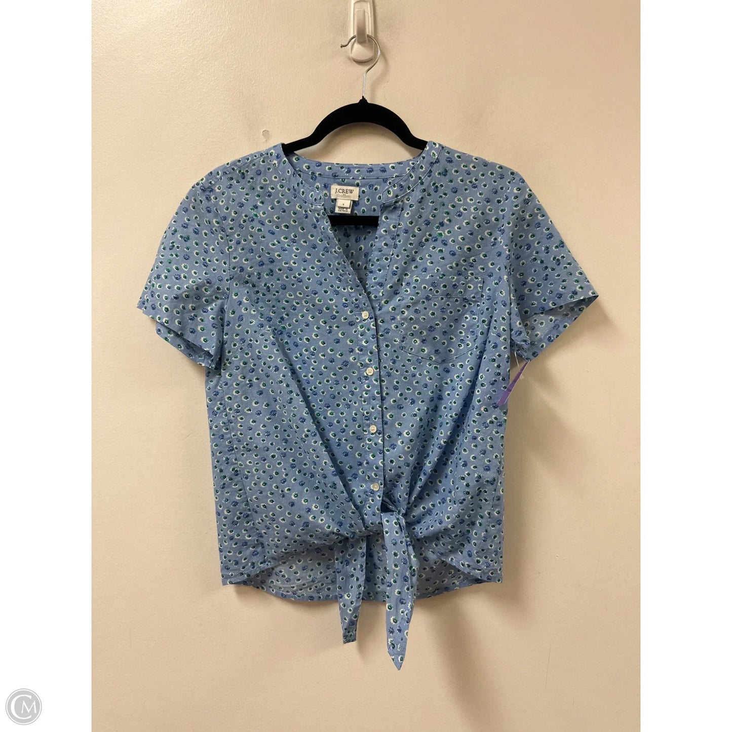 Top Short Sleeve By J. Crew In Blue, Size: S