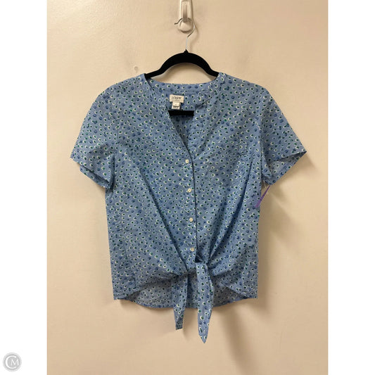 Top Short Sleeve By J. Crew In Blue, Size: S