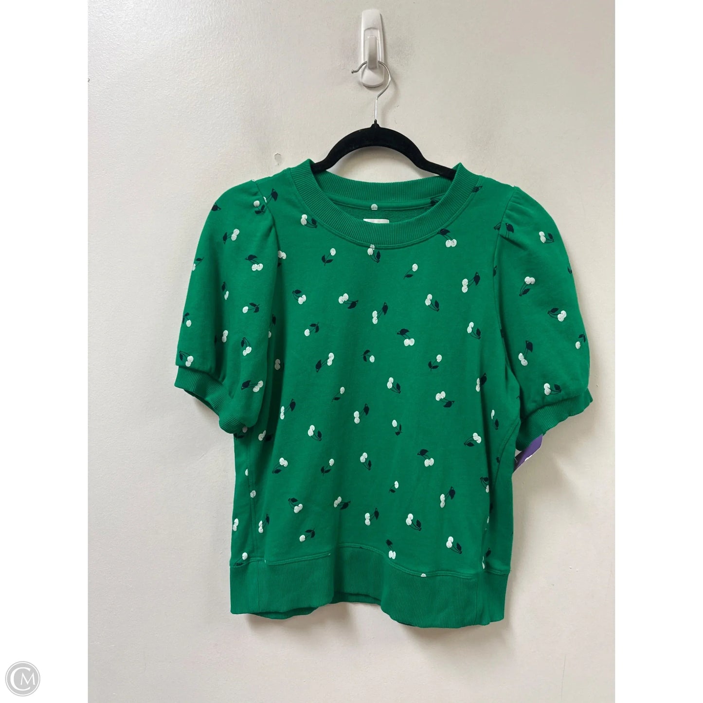 Sweater Short Sleeve By Maeve In Green, Size: S