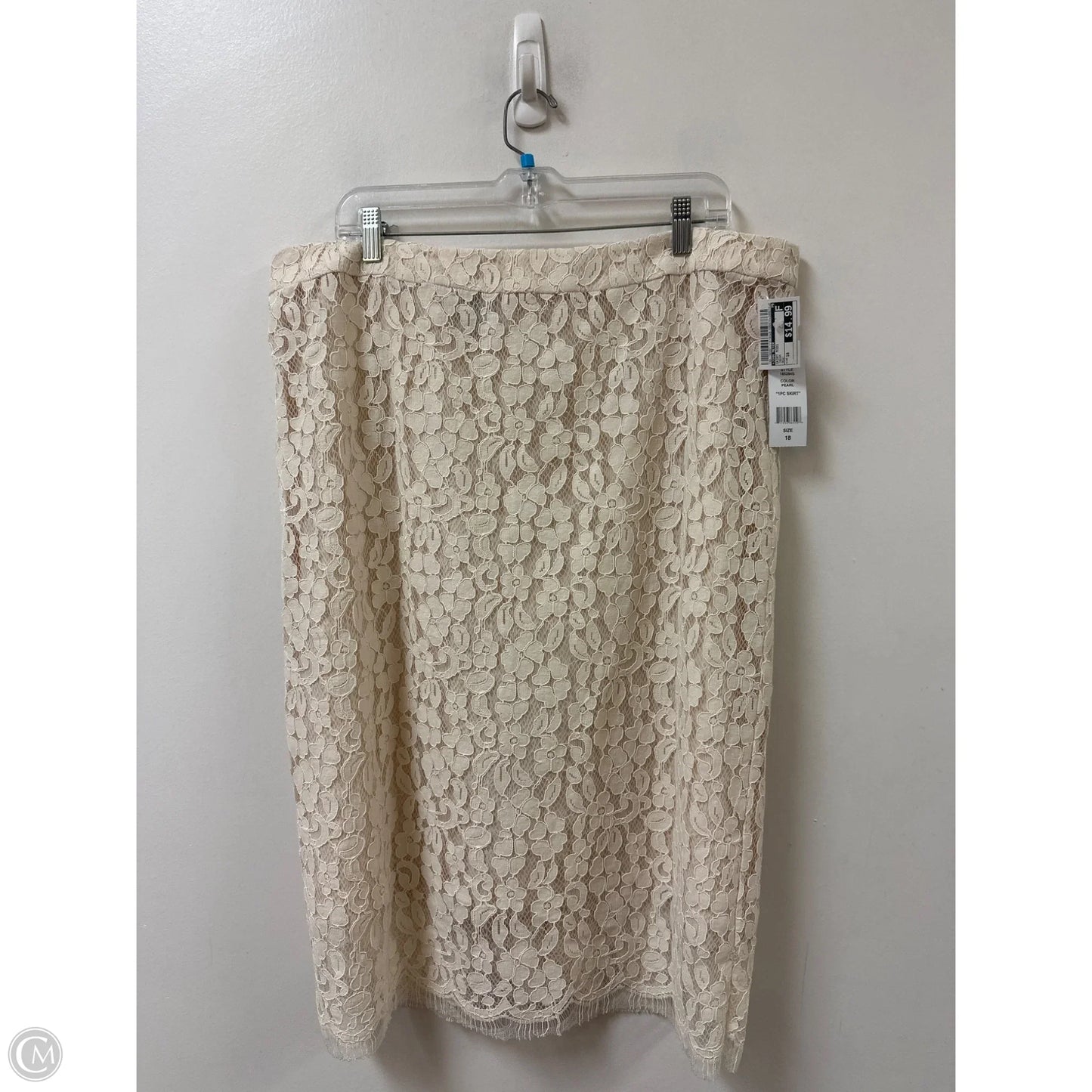 Skirt Midi By John Meyer In Cream, Size: 18