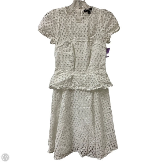 Dress Casual Short By Banana Republic In White, Size: Xs