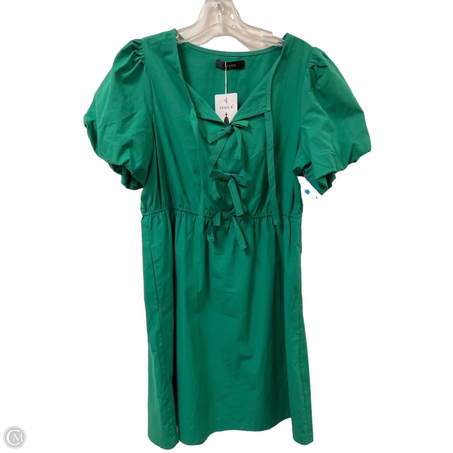 Dress Casual Short By Zesica In Green, Size: M