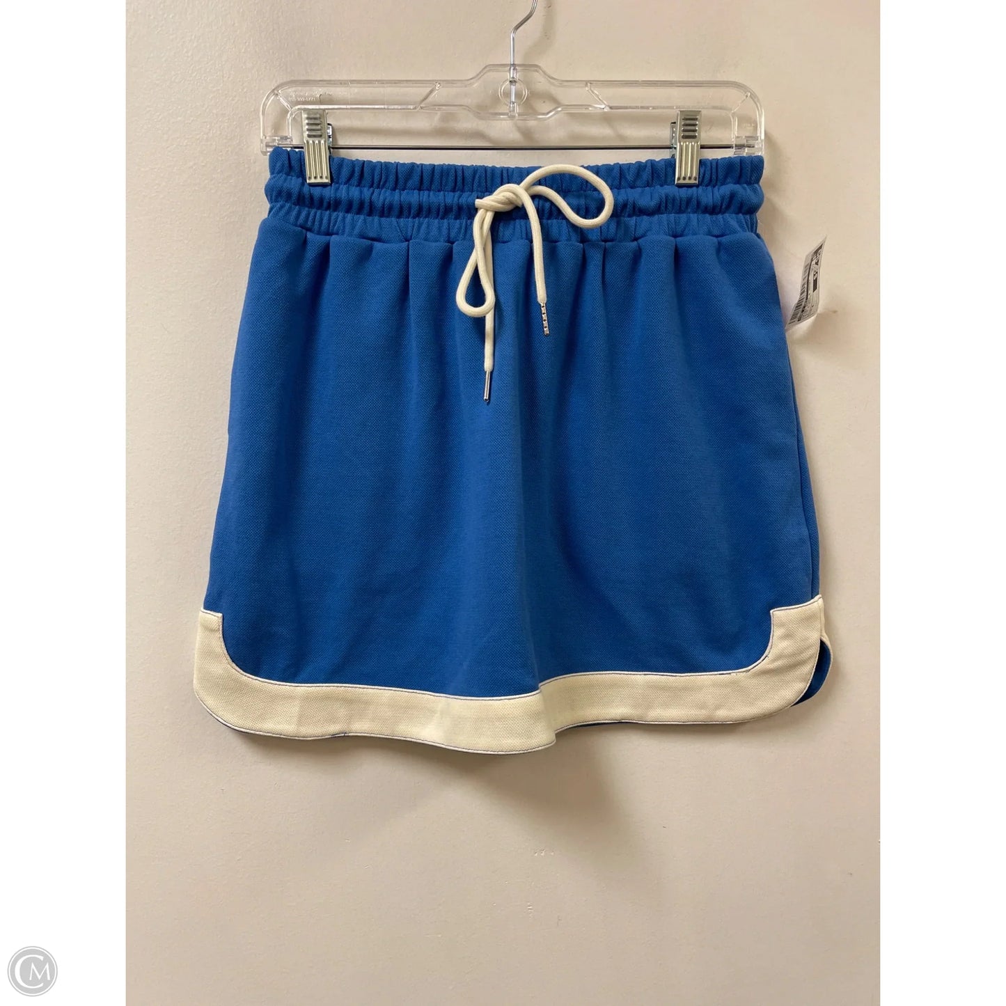 Skirt Mini & Short By She + Sky In Blue & White, Size: 4