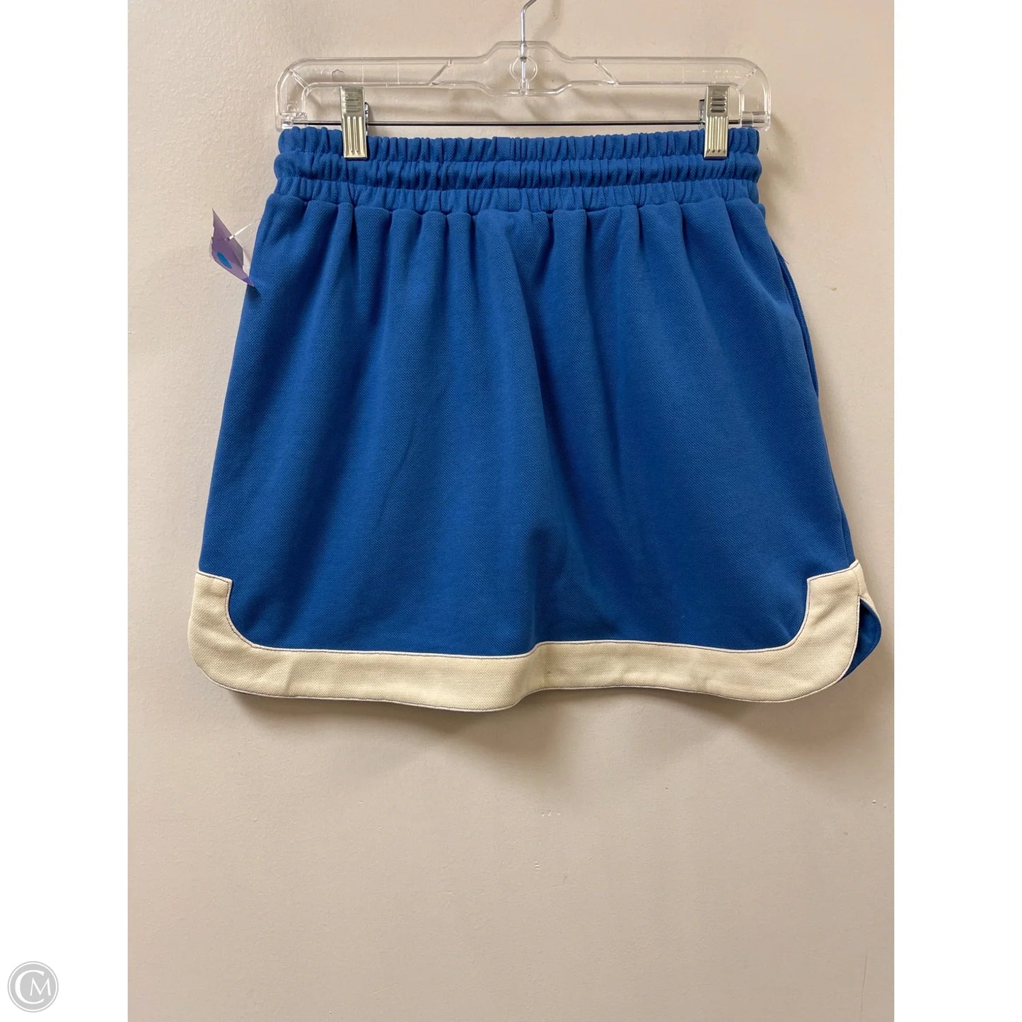 Skirt Mini & Short By She + Sky In Blue & White, Size: 4