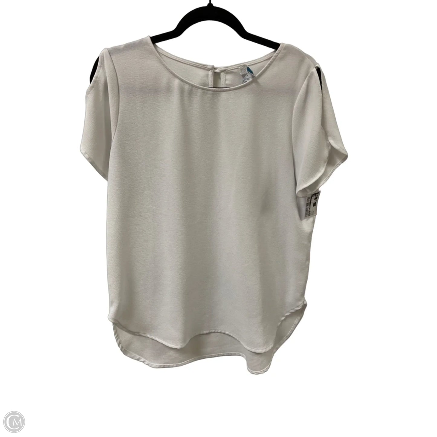 Top Short Sleeve By 14th And Union In White, Size: M