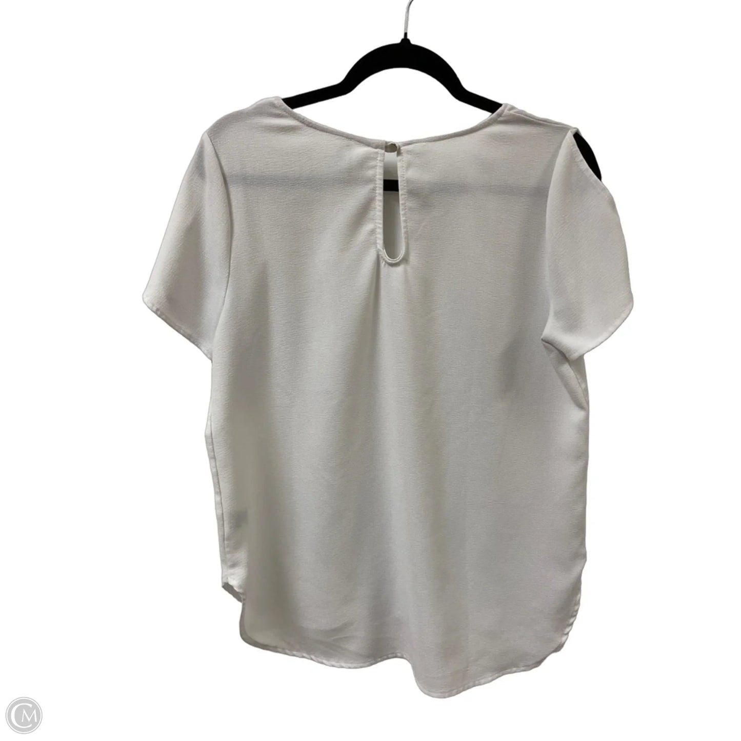Top Short Sleeve By 14th And Union In White, Size: M