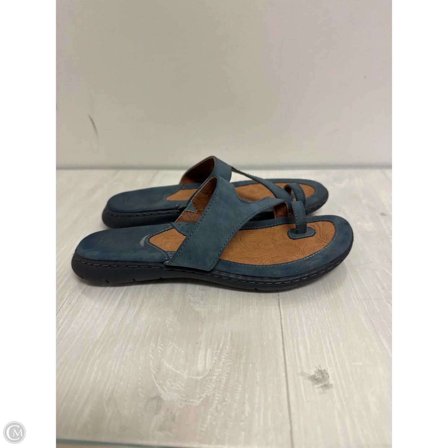 Sandals Flip Flops By Boc In Blue, Size: 7
