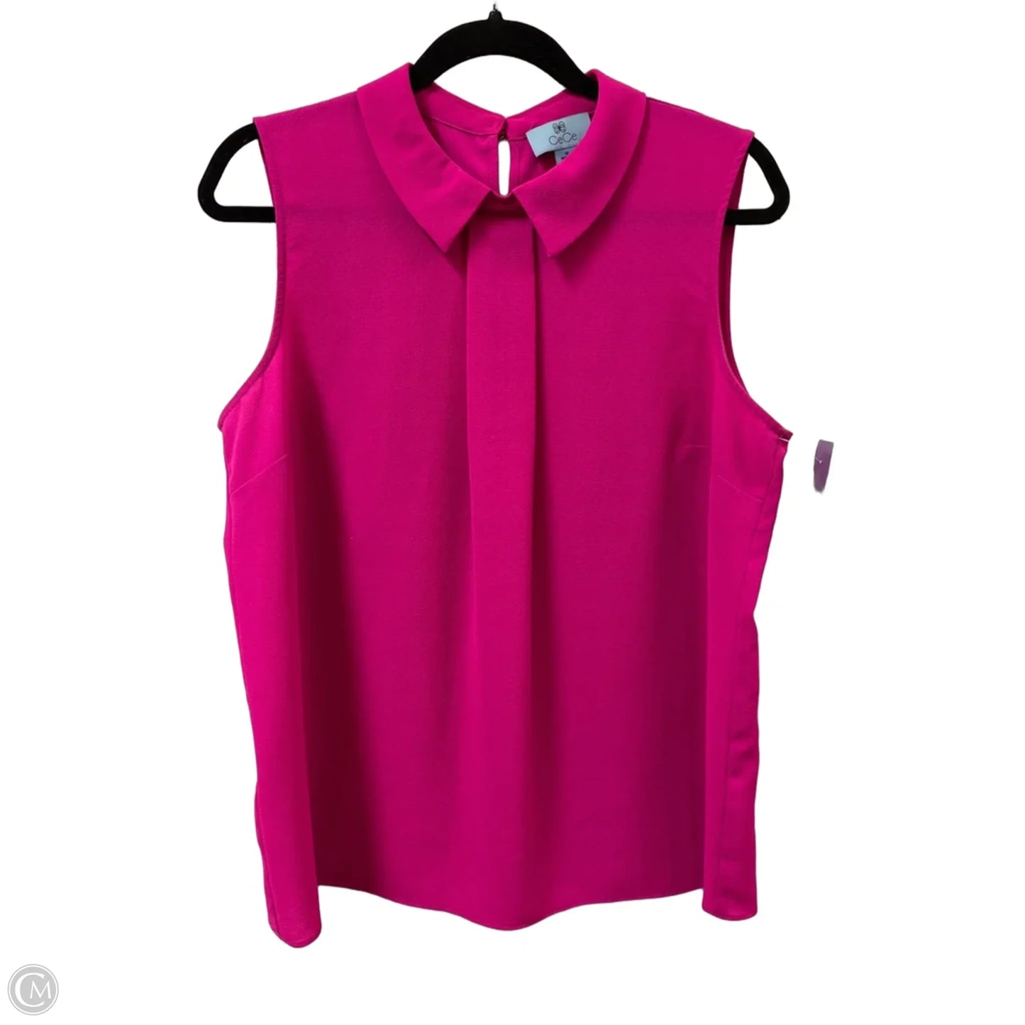 Top Sleeveless By Cece In Pink, Size: M