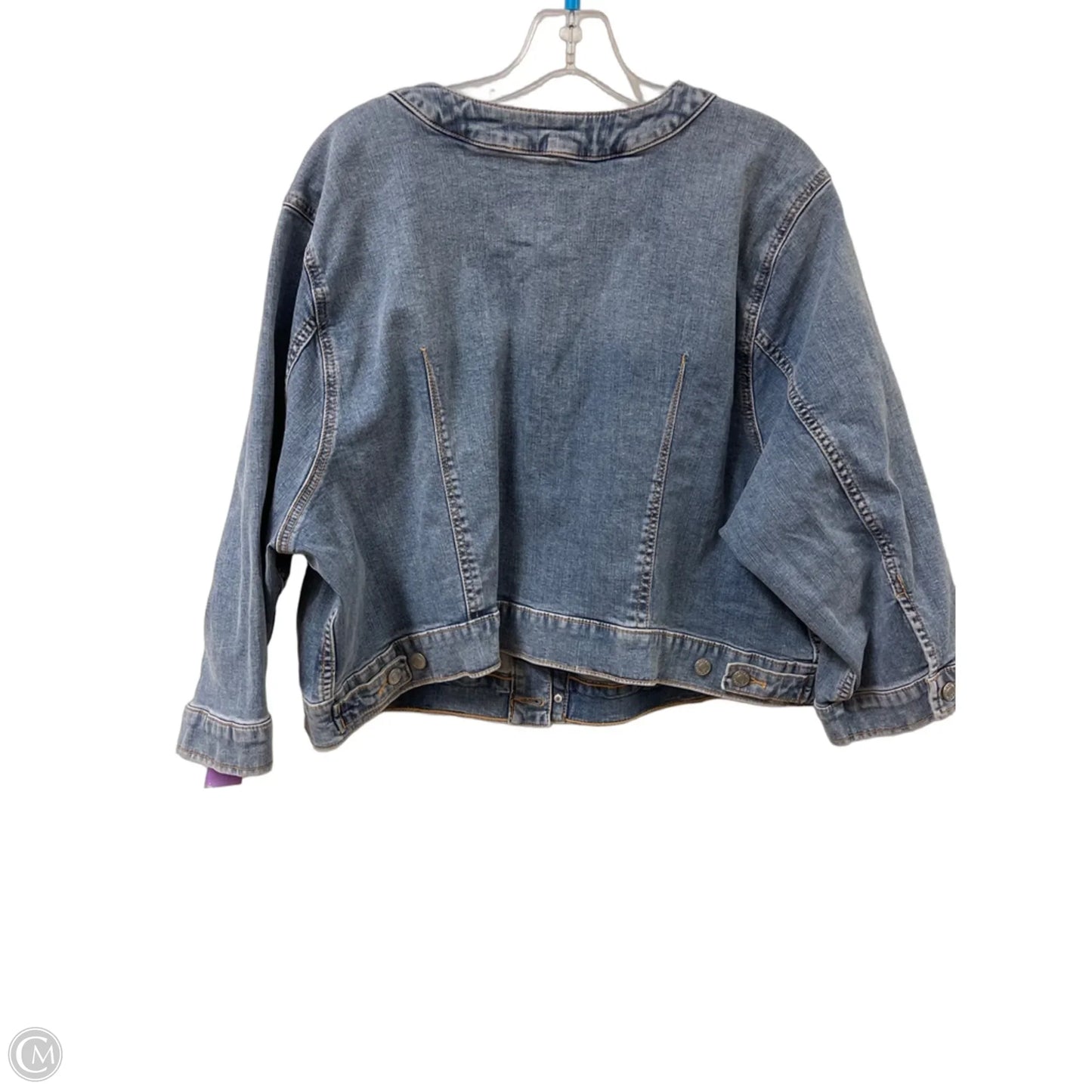 Jacket Denim By Torrid In Blue Denim, Size: 3x
