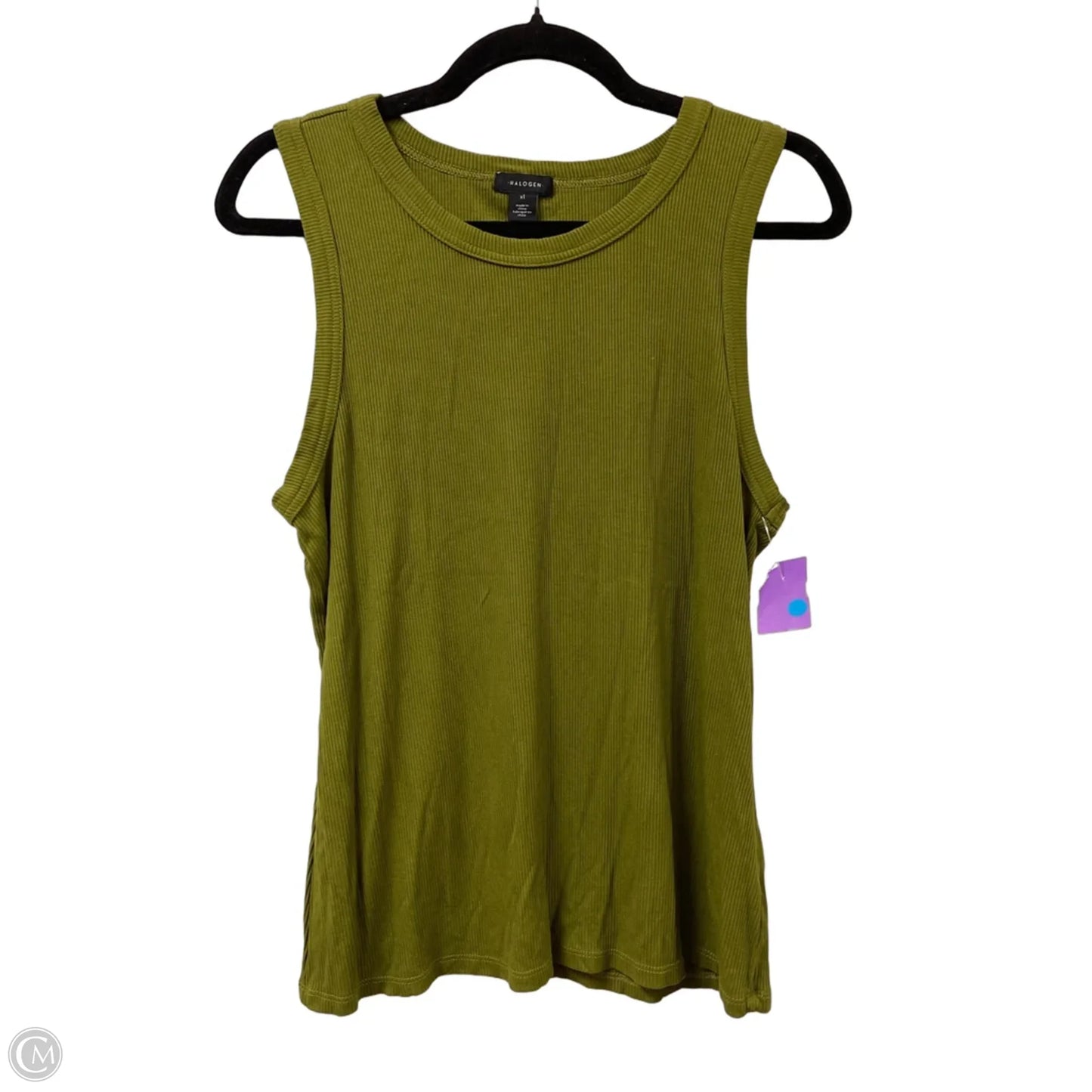 Tank Top By Halogen In Green, Size: Xl