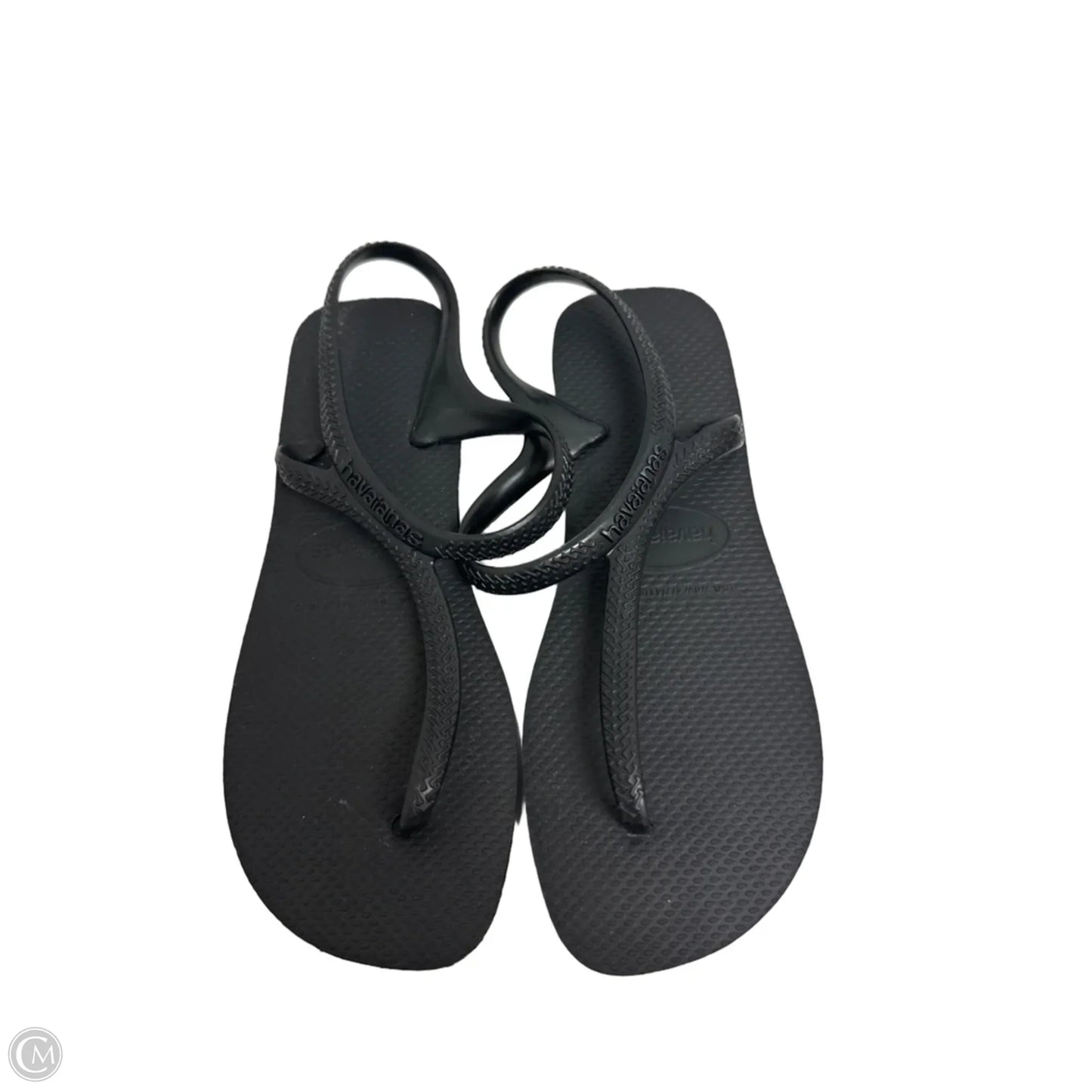 Sandals Flip Flops By Havaianas In Black, Size: 7