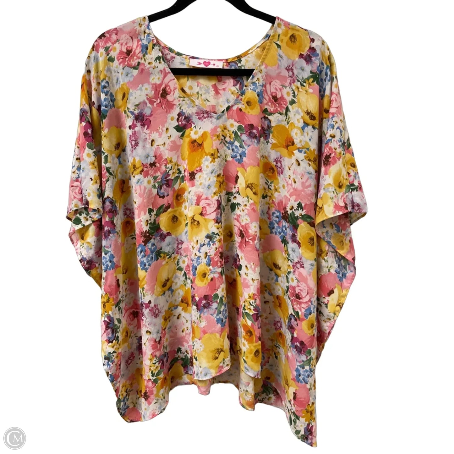 Top Short Sleeve By Buddy Love In Floral Print, Size: Xs