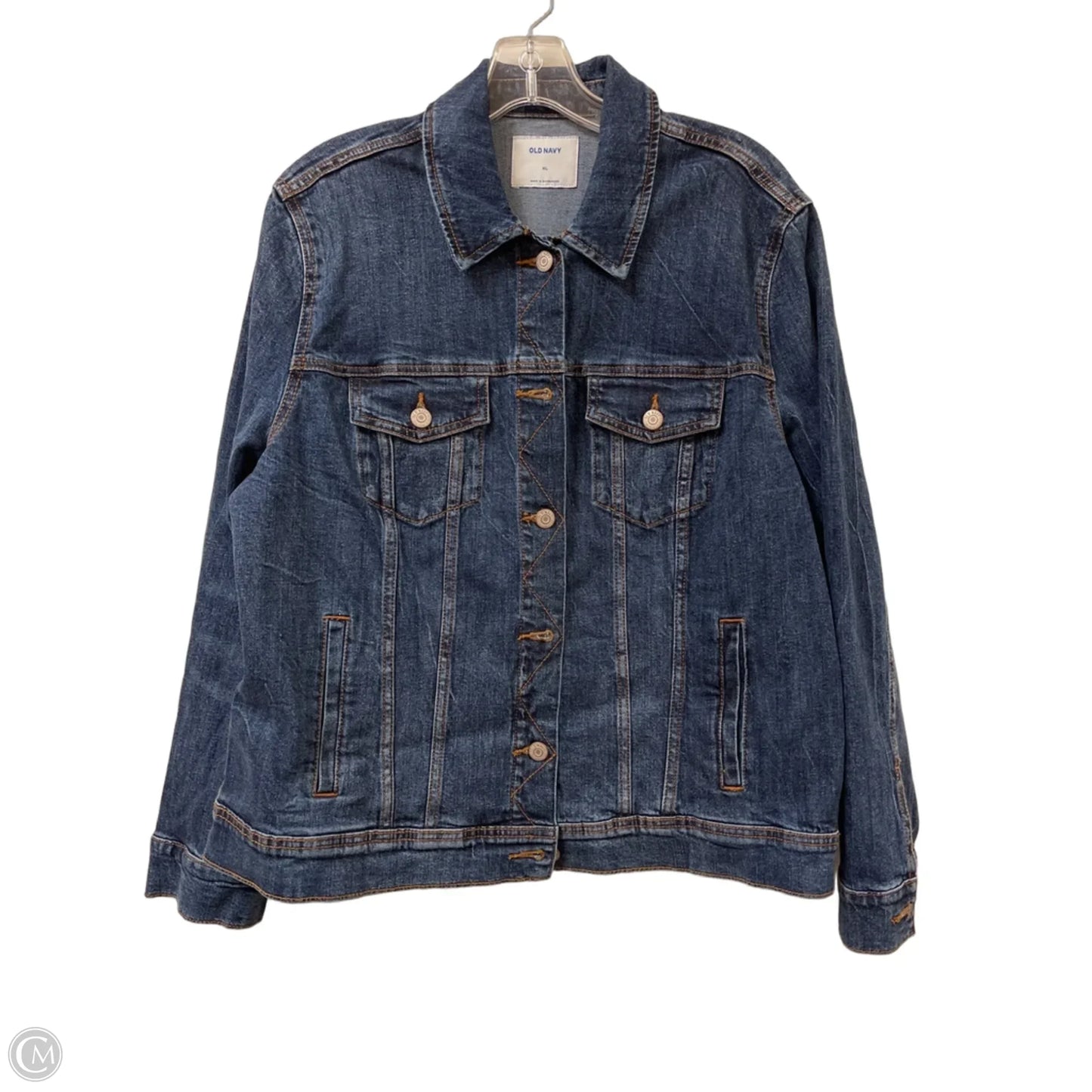 Jacket Denim By Old Navy In Blue Denim, Size: Xl