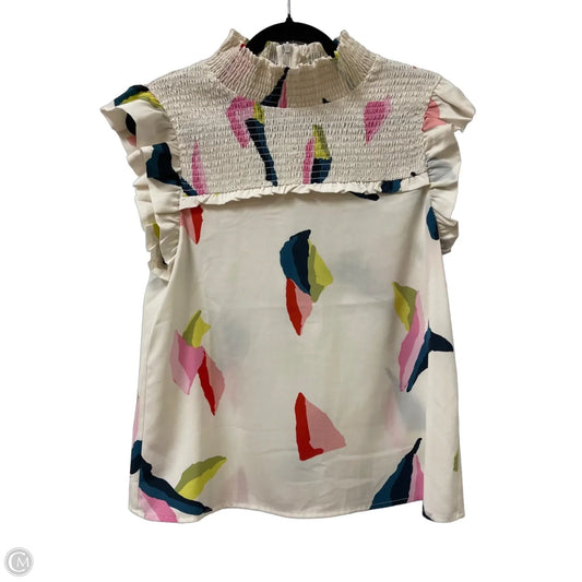 Top Short Sleeve By Thml In Multi-colored, Size: Xs