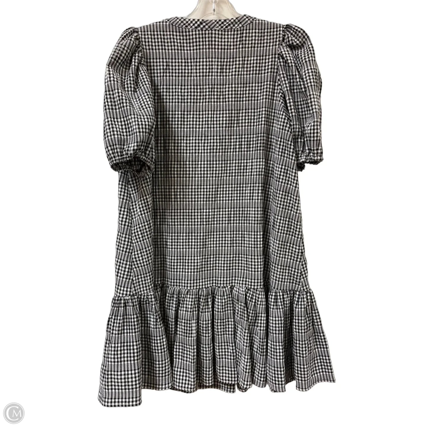 Dress Casual Short By Calvin Klein In Black & White, Size: M