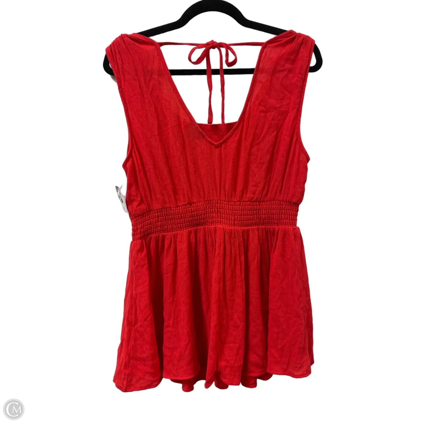 Top Sleeveless By Torrid In Red, Size: Xl