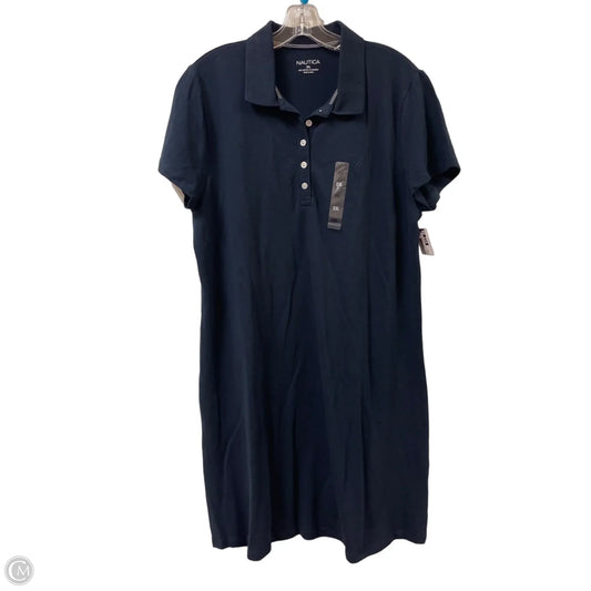 Dress Casual Short By Nautica In Navy, Size: 2x