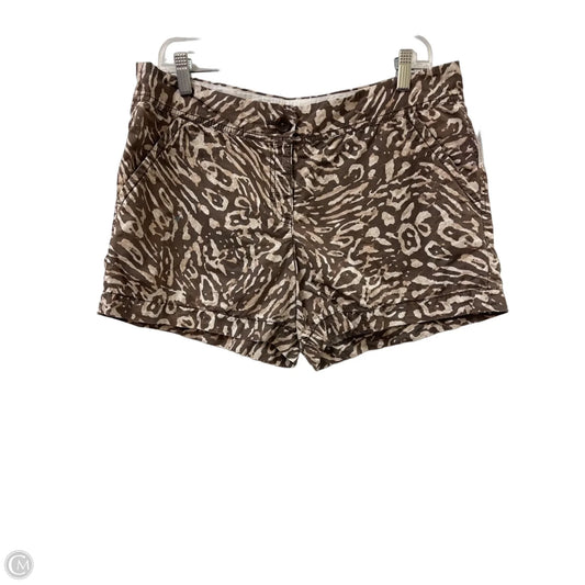 Shorts By Loft In Animal Print, Size: 10