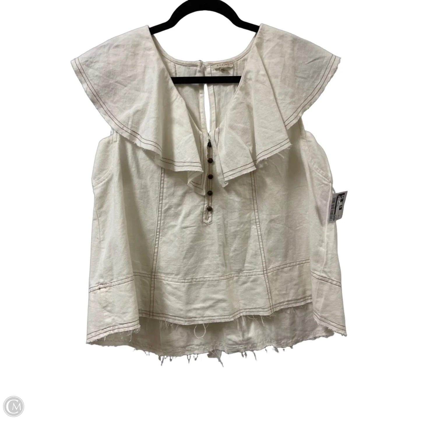Top Short Sleeve By Pilcro In White, Size: M