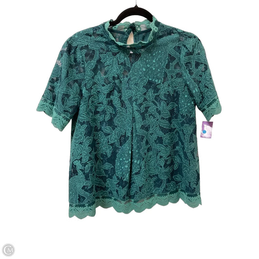 Top Short Sleeve By Hd In Paris In Teal, Size: S