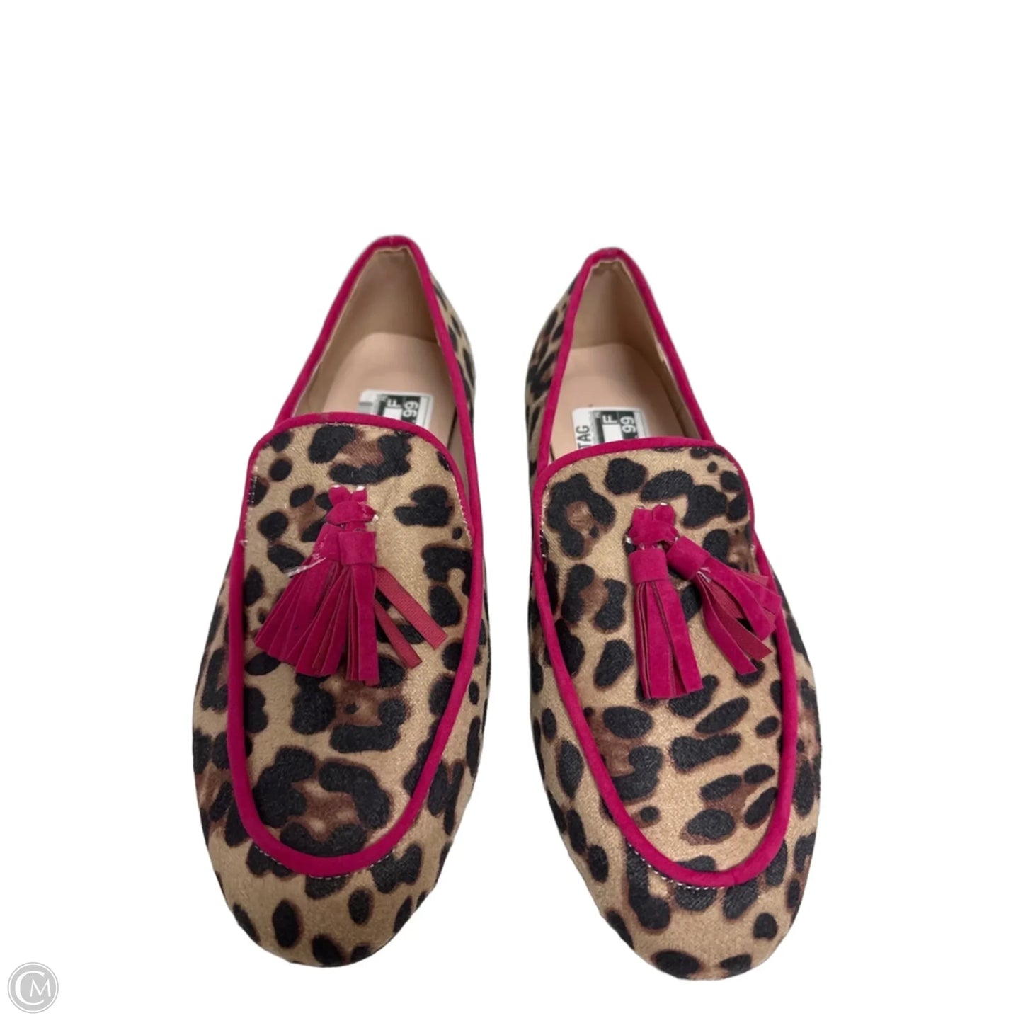 Shoes Flats By Clothes Mentor In Animal Print, Size: 7.5