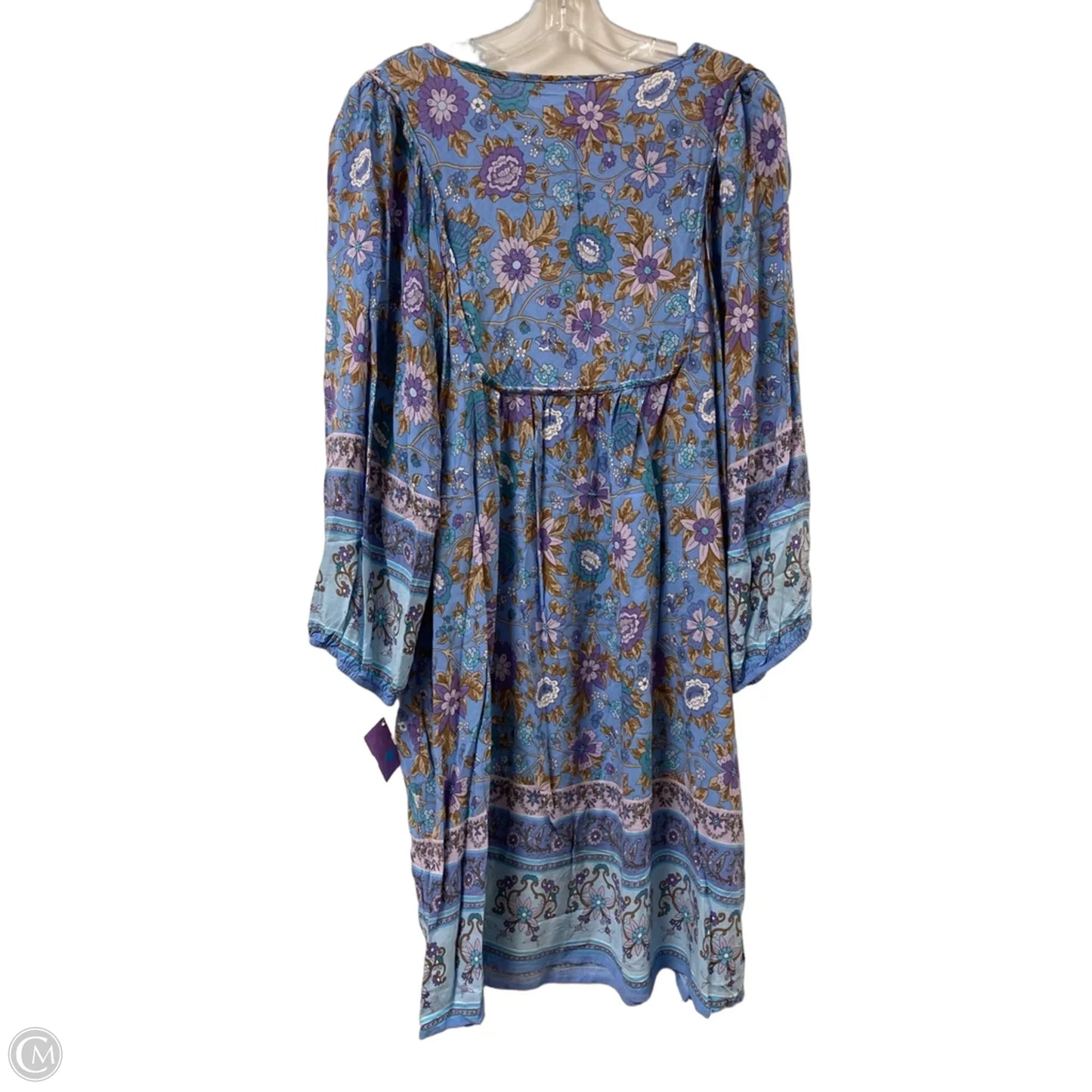 Dress Casual Short By Clothes Mentor In Blue & Purple, Size: Xl