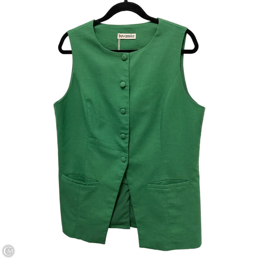 Vest Other By Clothes Mentor In Green, Size: L