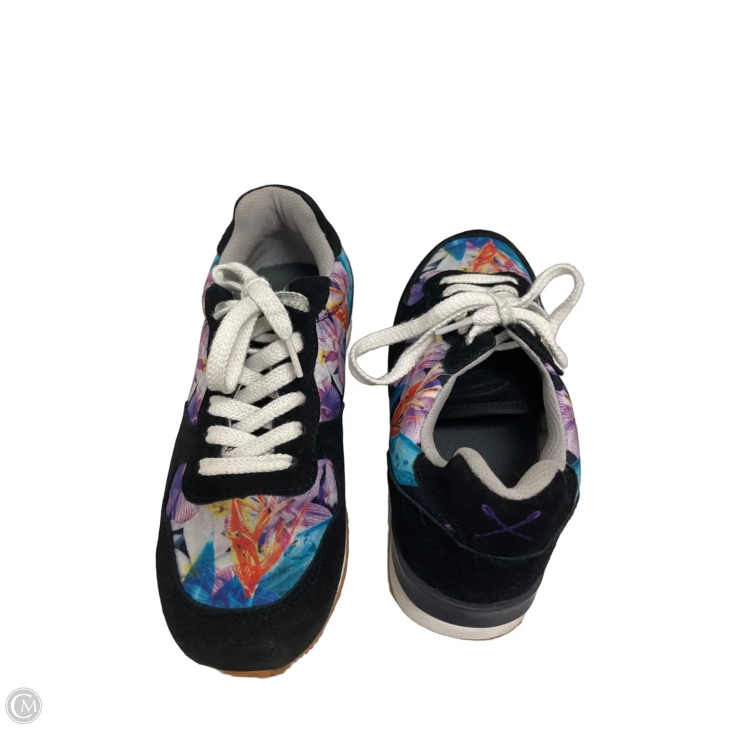 Shoes Sneakers By Clothes Mentor In Floral Print, Size: 8