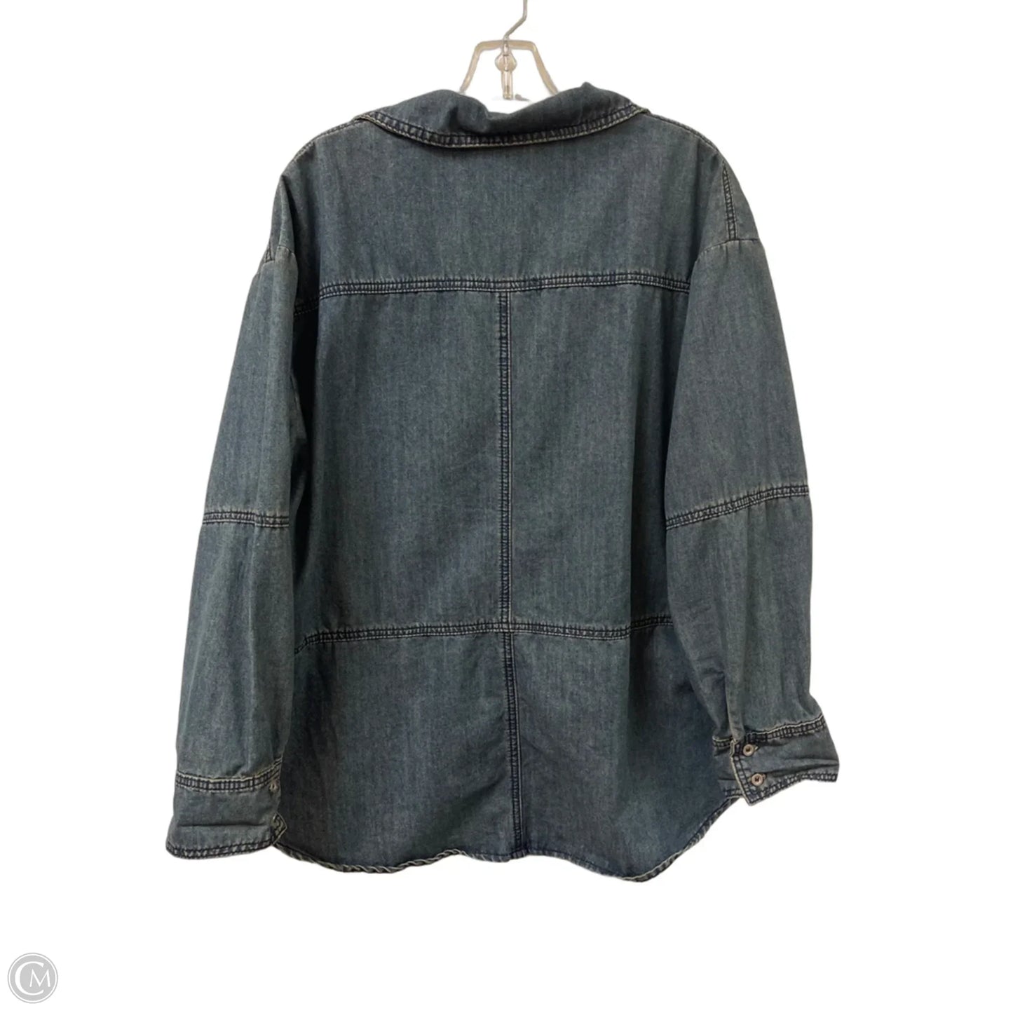 Top Long Sleeve By Cma In Blue, Size: M