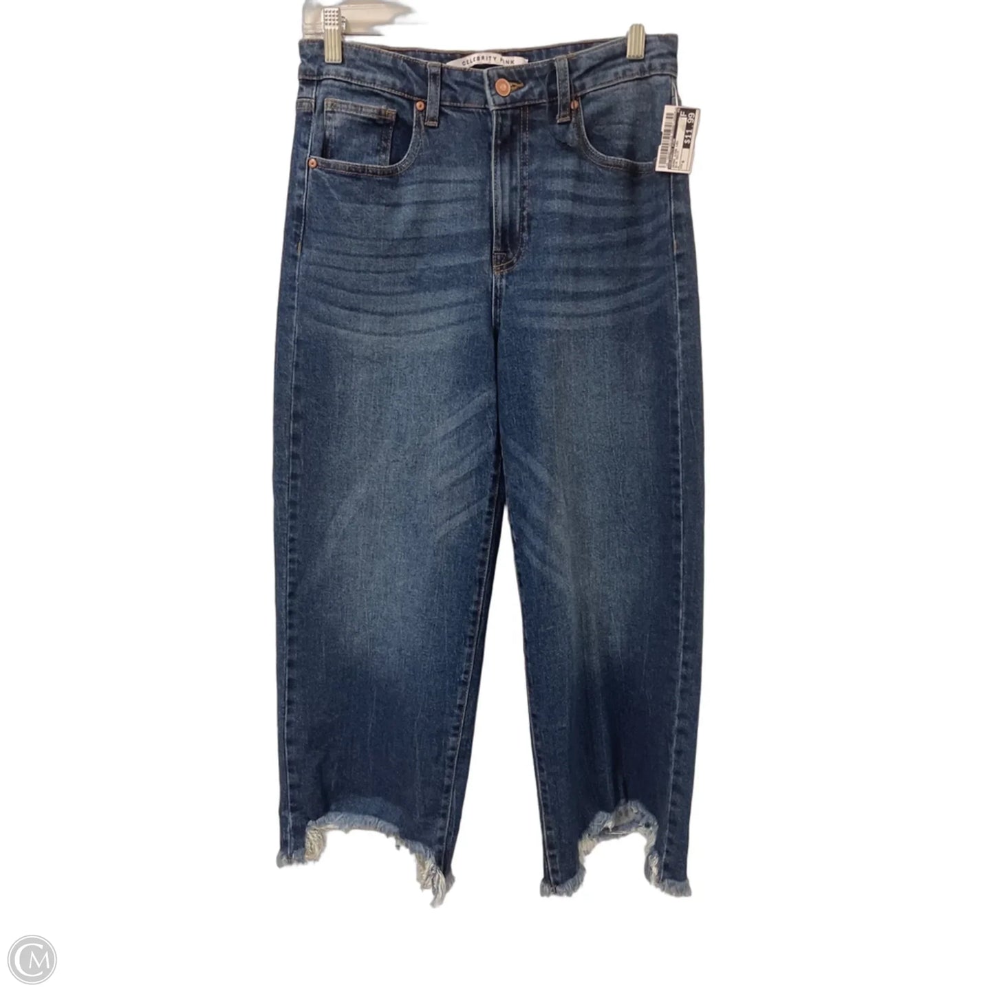 Jeans Wide Leg By Celebrity Pink In Blue Denim, Size: 6